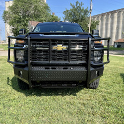 2024 chevy 2500 2500hd 3500 3500hd gas diesel, front end replacement, bumper, tread plate Grille Guard, Front Camera, Front Sensors, Cattle Guard, TS bumper, Thunder Struck Bumper, Ranch Hand, Diamond, Tread, front bumper, smooth