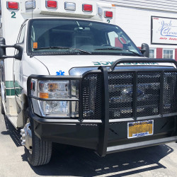 2008+ Ford Econline E-150-350 Smooth front end replacement bumper 