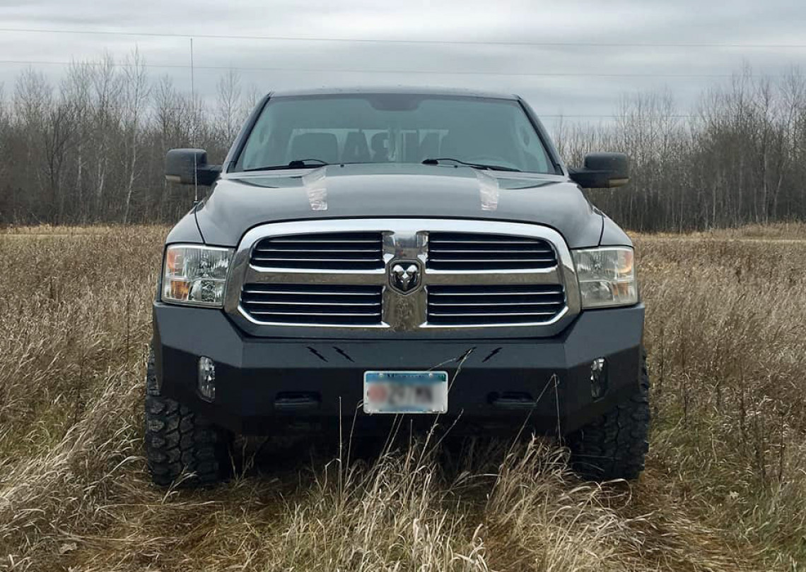 2013-19 (Classic) RAM 1500 smooth front bumper replacement