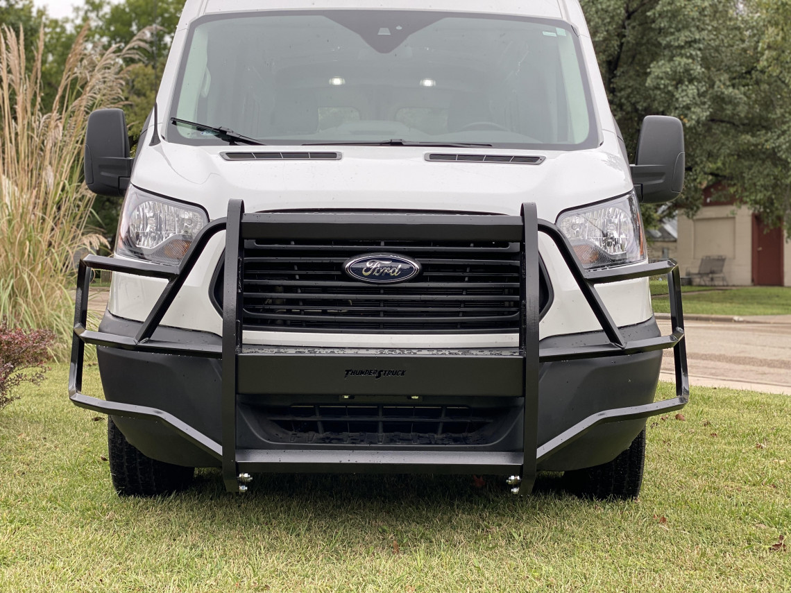 Ford Transit Van 2015 2016 2017 2018 2019 2020 2021 grille guard, brush guard, deer guard, commercial van guard